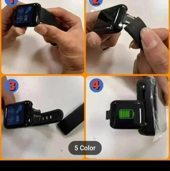 Smart Watch For Men, Blood Pressure Waterproof Heart Rate Monitor Fitness..NWT - Picture 4 of 6